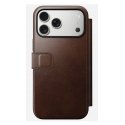 Nomad Modern Leather Folio mobile phone case 16 cm (6.3") Brown