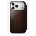 Nomad Modern Leather Folio mobilo telefonu apvalks 16 cm (6.3") Brūns
