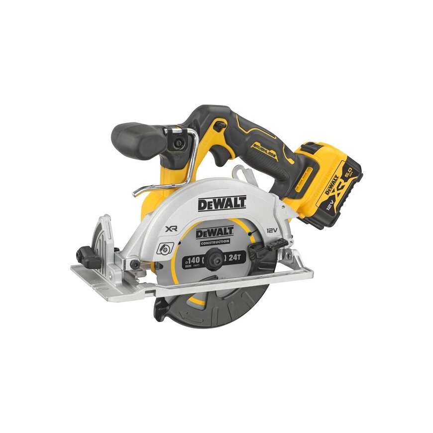DeWALT DCS512P2-QW portable circular saw 14 cm Black, Yellow 3600 RPM