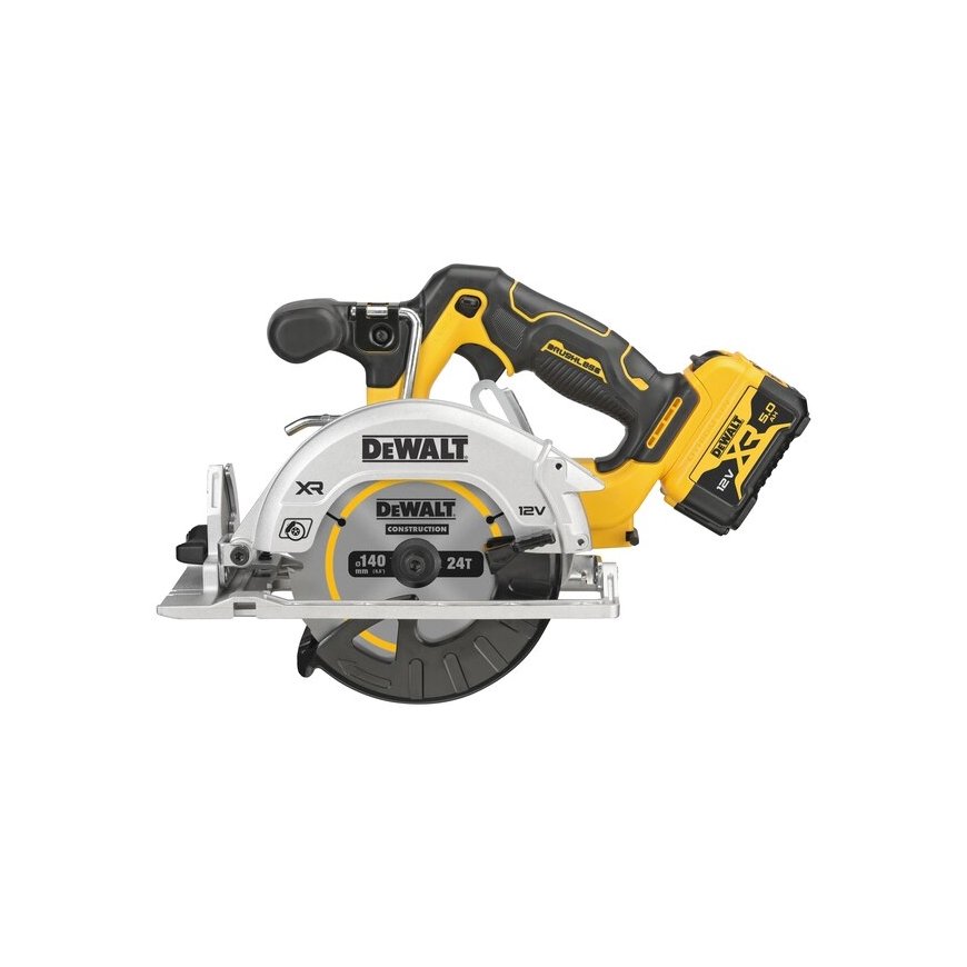 DeWALT DCS512P2-QW portable circular saw 14 cm Black, Yellow 3600 RPM – 2
