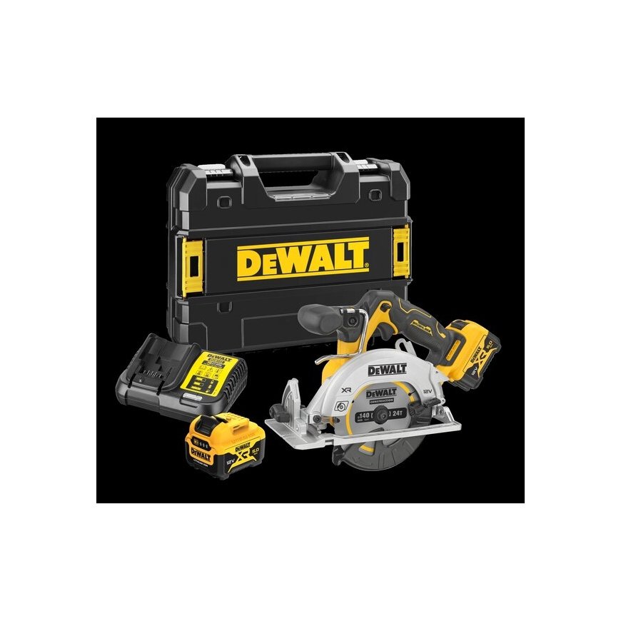 DeWALT DCS512P2-QW ручная циркулярная пила 14 cm Черный, Желтый 3600 RPM – 5