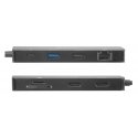 CLUB3D CSV-2552 jaotur USB tüüp-C 5000 Mbit/s Must