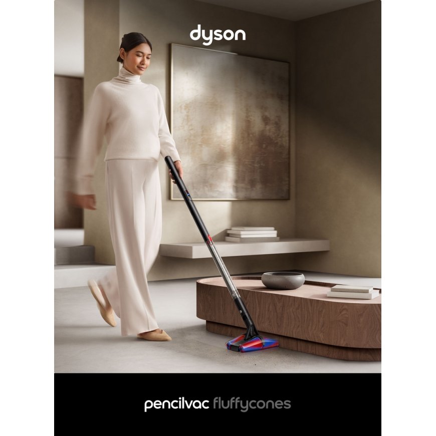 Dyson PencilVac Fluffycones Stick vacuum Battery Dry Bagless 0.8 L Black, Grey – 2