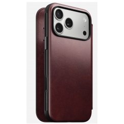 Nomad Modern Leather Folio matkapuhelimen suojakotelo 16 cm (6.3") Folio-kotelo Burgundi
