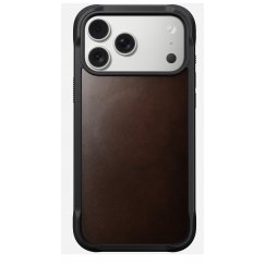 Nomad Rugged Leather Case mobilo telefonu apvalks 17,5 cm (6.9") Aploksne Brūns