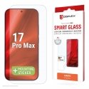 Displex Smart Glass (9H) for Xiaomi 17 Pro Max, Mounting Sticker, unbreakable Displex Smart Glass (9H) for Xiaomi 17 Pro Max, Mounting Sticker, unbreakable