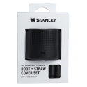 The Quencher Boot + Straw Topper black 1.18L The Quencher Boot + Straw Topper black 1.18L