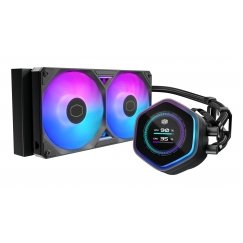Cooler Master MasterLiquid Atmos II 240 LCD Black Protsessor Vedeljahutuskomplekt 12 cm Must 1 tk
