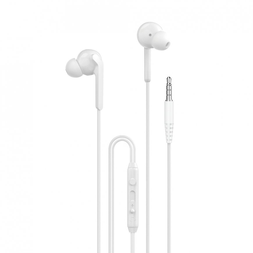 Dudao X3+ Wired USB-C In-Ear Headphones - White