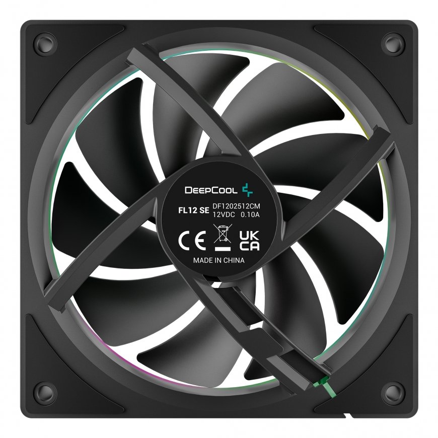 DeepCool FL12 SE 3IN1 Datora korpusam Ventilators 12 cm Melns – 4