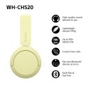 Sony WHCH520Y.CE7 наушники/гарнитура Беспроводной Оголовье Calls/Music USB Type-C Bluetooth Желтый Sony WHCH520Y.CE7 наушники/гарнитура Беспроводной Оголовье Calls/Music USB Type-C Bluetooth Желтый