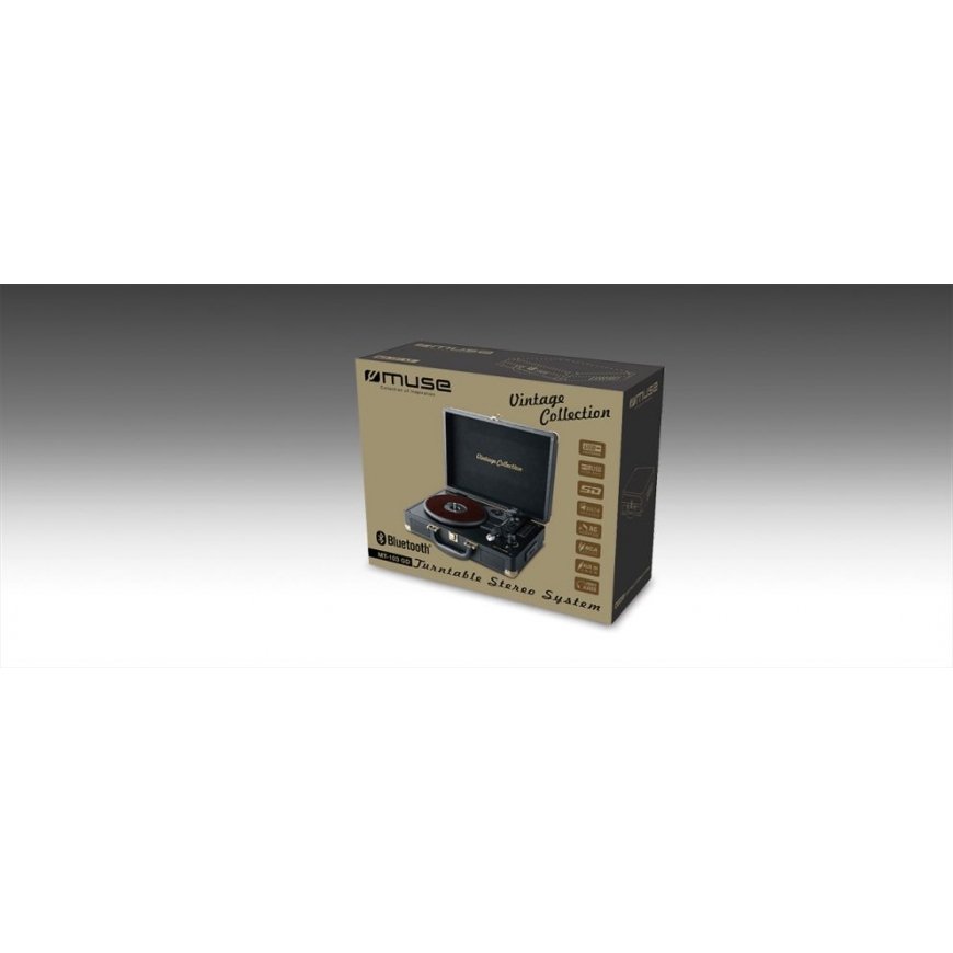 Muse MT-103 GD audio turntable Black – 3