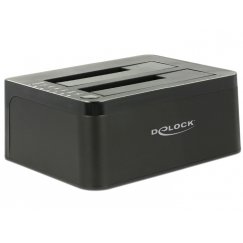 DeLOCK 62661 tallennusaseman telakointiasema USB 3.2 Gen 1 (3.1 Gen 1) Type-B musta