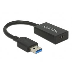 DeLOCK 65698 USB cable USB 3.2 Gen 2 (3.1 Gen 2) 0.15 m USB A USB C Black