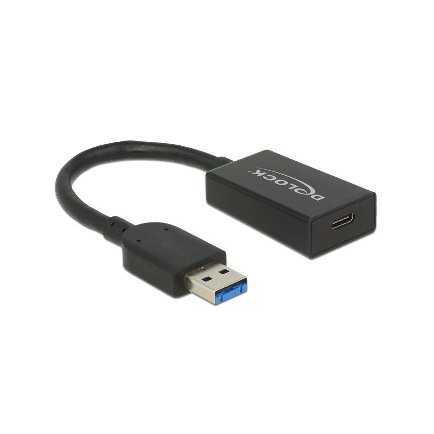 DeLOCK 65698 USB kabelis USB 3.2 Gen 2 (3.1 Gen 2) 0,15 m USB A USB C Juoda