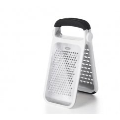 OXO 11216000 Flat grater Black, Stainless steel, White