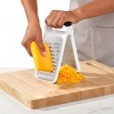 OXO 11216000 Flat grater Black, Stainless steel, White