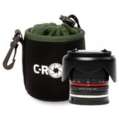 C-Rope CRP-LNB-S-BLK-2 camera lens case/cover Black, Green Fleece, Neoprene Pouch case