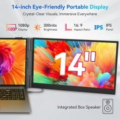 Blackview 14" kaasaskantav topeltmonitor DCM6