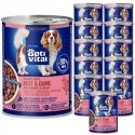 OptiVital Can - Juicy pieces for adult dogs with beef and game in sauce 415g