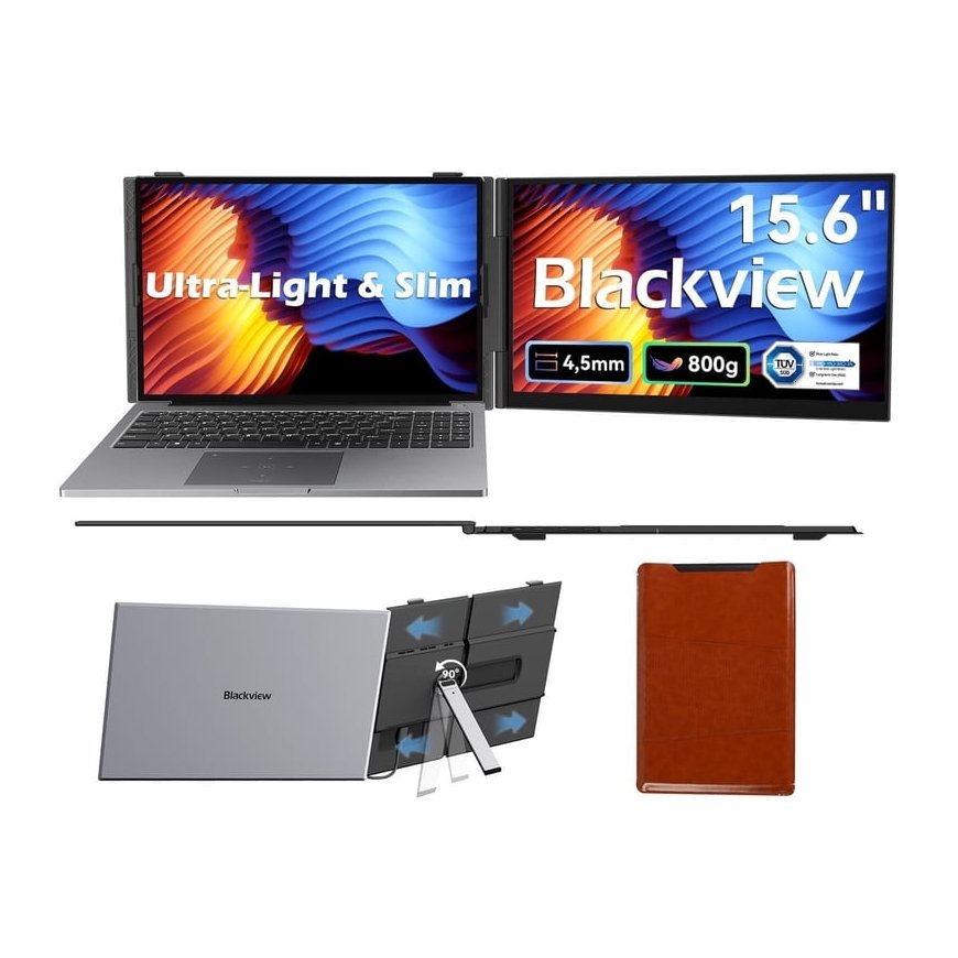 Портативный двойной монитор Blackview DCM8 с диагональю 15,3"