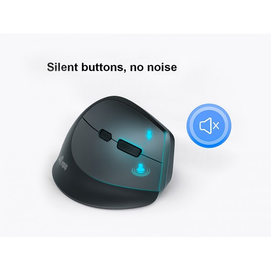 Equip 245120 hiiri Universaali Oikeakätinen RF Wireless + Bluetooth Optinen 1600 DPI – 5