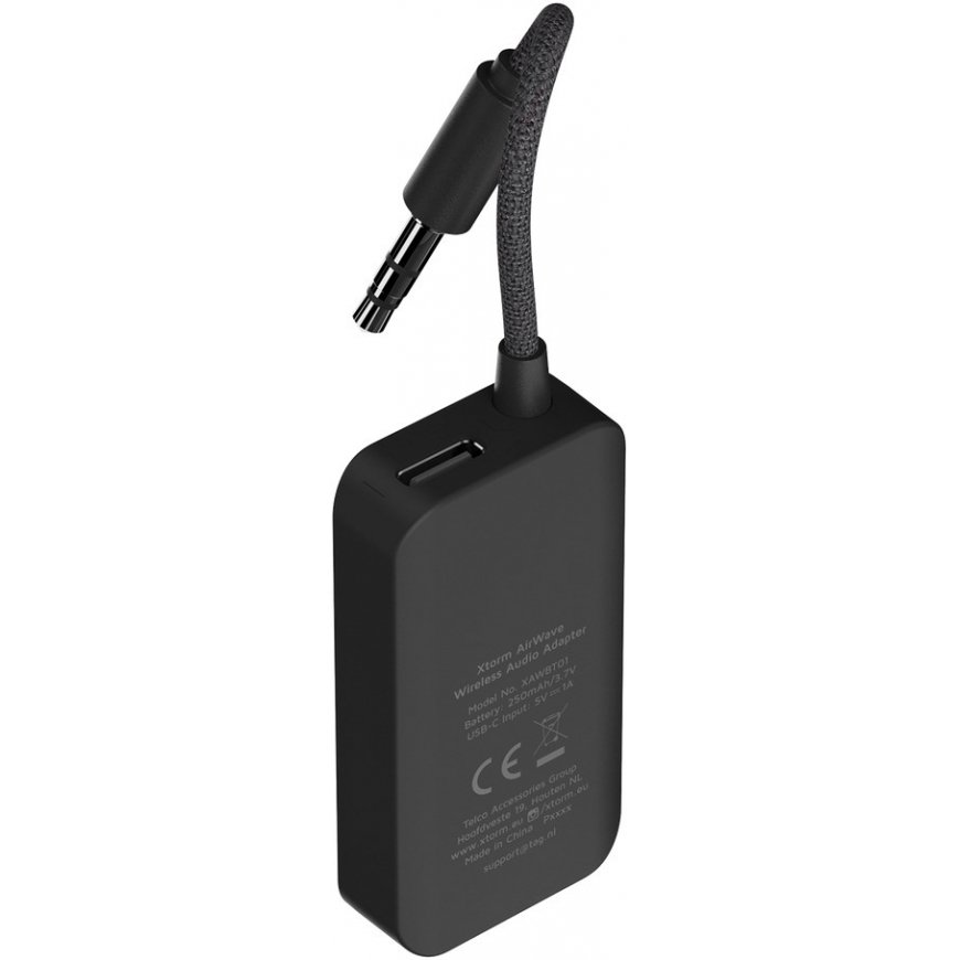 Xtorm AirWave bezvadu skaņas adapters, melns – 2
