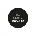 Qoltec 50076.90W virta-adapteri ja vaihtosuuntaaja Sisätila musta Qoltec 50076.90W virta-adapteri ja vaihtosuuntaaja Sisätila musta