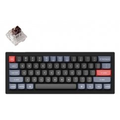 Keychron V4 tastatūra Speļu USB QWERTY Melns