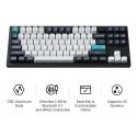 Keychron Q3 Max näppäimistö Pelaaminen USB + RF Wireless + Bluetooth QWERTY musta, Syaani, tummansin Keychron Q3 Max näppäimistö Pelaaminen USB + RF Wireless + Bluetooth QWERTY musta, Syaani, tummansin