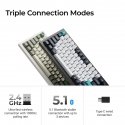 Keychron Q3 Max klaviatuur Mängimine USB + RF Wireless + Bluetooth QWERTY Must, Tsüaan, Tumesinine, Keychron Q3 Max klaviatuur Mängimine USB + RF Wireless + Bluetooth QWERTY Must, Tsüaan, Tumesinine,