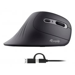Equip 245119 hiiri Universaali Oikeakätinen USB Type-A + USB Type-C Optinen 7200 DPI