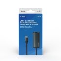 Savio AK-56 Adapter USB-C 3.1 GEN 1 do RJ-45 Gigabit Ethernet USB Veids-C 1000 Mbit/s Savio AK-56 Adapter USB-C 3.1 GEN 1 do RJ-45 Gigabit Ethernet USB Veids-C 1000 Mbit/s