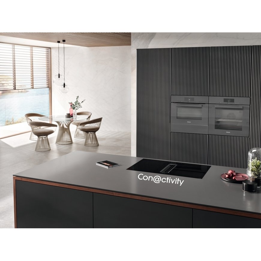 Miele KMDA7676-1 FL-U BlackPerfection induction cooktop with extractor hood, 80 cm – 4