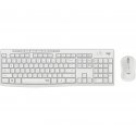 Logitech 920-009819 klaviatuur Hiir kaasa arvatud Kontor Raadioside QWERTZ Saksa keel Valge