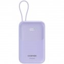 Canyon power bank OnPower 101 built-in cable 10000 mAh PD22.5W Violetin Liitiumioon (Li-Ion) Lilla