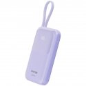 Canyon power bank OnPower 101 built-in cable 10000 mAh PD22.5W Violetin Liitiumioon (Li-Ion) Lilla