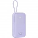 Canyon power bank OnPower 101 built-in cable 10000 mAh PD22.5W Violetin Ličio-jonų (Li-Ion) Violetin