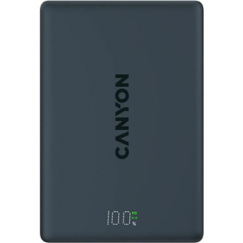 Canyon Power bank 10000mAh 20W Magnetiline, Musta