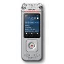 Philips DVT4115 Digital Voice Tracer Muistikortti Kromi, Hopea