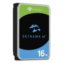 Seagate SkyHawk AI ST16000VE005 vidinis kietasis diskas 16 TB 7200 RPM 512 MB 3.5" „Serial ATA III“ Seagate SkyHawk AI ST16000VE005 vidinis kietasis diskas 16 TB 7200 RPM 512 MB 3.5" „Serial ATA III“