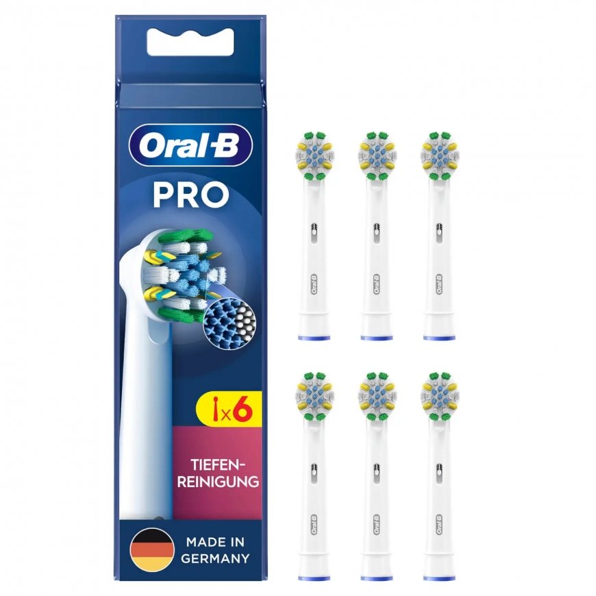 Oral-B Deep Cleaning 6 pcs Balts