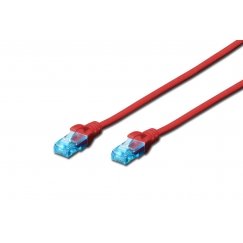 Digitus DK-1512-005/R tīkla kabelis Sarkans 0,5 m Cat5e U/UTP (UTP)