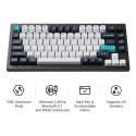 Keychron Q1 Max klaviatūra Žaidimams USB + RF Wireless + Bluetooth QWERTY Juoda, Žydras, Tamsiai mėl Keychron Q1 Max klaviatūra Žaidimams USB + RF Wireless + Bluetooth QWERTY Juoda, Žydras, Tamsiai mėl