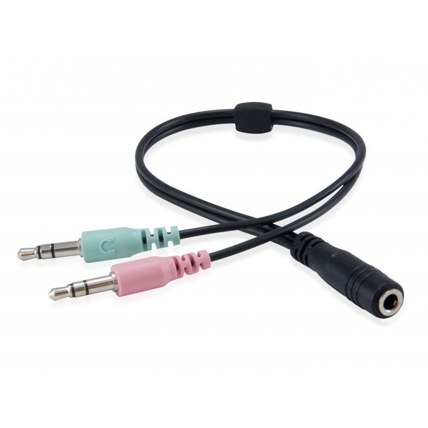 Equip Chat Headset Austiņas Vadu Zvani / mūzika Melns – 2