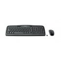 Logitech Wireless Combo MK330 klaviatūra Pelė įskaityta Biuras USB QWERTZ Vokiečių Juoda