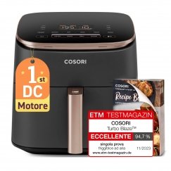 Cosori Turbo Blaze Chef Edition Üksik 6 l Eraldiseisev 1725 W Kuumaõhu fritüür Must, Roosa kuld