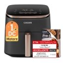 Cosori Turbo Blaze Chef Edition Üksik 6 l Eraldiseisev 1725 W Kuumaõhu fritüür Must, Roosa kuld Cosori Turbo Blaze Chef Edition Üksik 6 l Eraldiseisev 1725 W Kuumaõhu fritüür Must, Roosa kuld