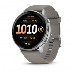 Garmin Venu 4 3.56 cm (1.4") AMOLED 45 mm Digital 454 x 454 pixels Touchscreen Silver Wi-Fi GPS (satellite)