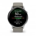 Garmin Venu 4 3,56 cm (1.4") AMOLED 45 mm Digitāls 454 x 454 pikseļi Skārienjūtīgais ekrāns Sudrabs Garmin Venu 4 3,56 cm (1.4") AMOLED 45 mm Digitāls 454 x 454 pikseļi Skārienjūtīgais ekrāns Sudrabs
